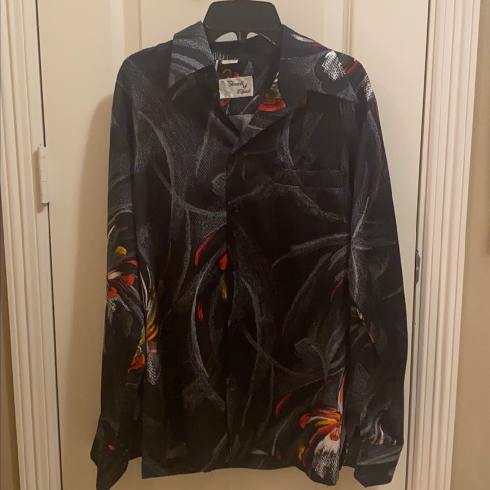 Vintage Men’s 70s Touch of Class Disco shirt